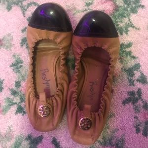 Tory Burch tan colored ballet flat